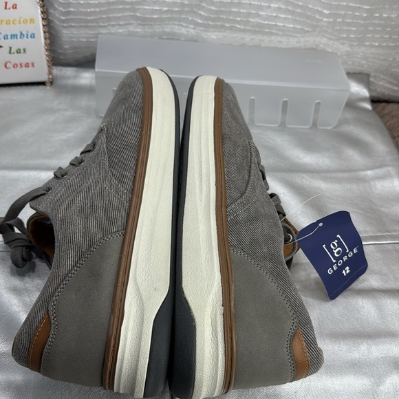 (W9) George Men's Gray Casual Shoes,size 12 - Picture 6 of 8